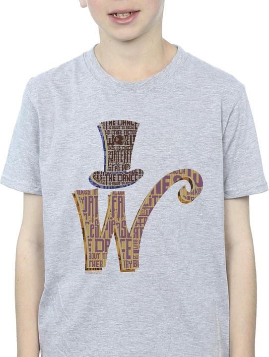 Produktbild Willy Wonka & the Chocolate Factory W Logo Hat TShirt Jungen (152, 158)