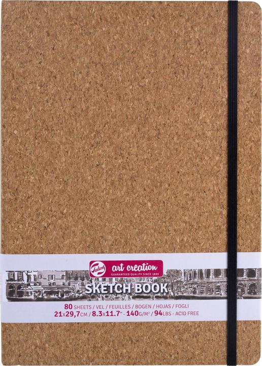 Immagine prodotto Talens Sketchbook Cork | 21 x 29.7 cm, 140 g, 80 sheets (A4, Copertina rigida)