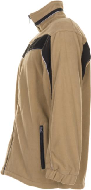Actual product image Planam Plaline work jacket fleece jacket sand black size L (L)