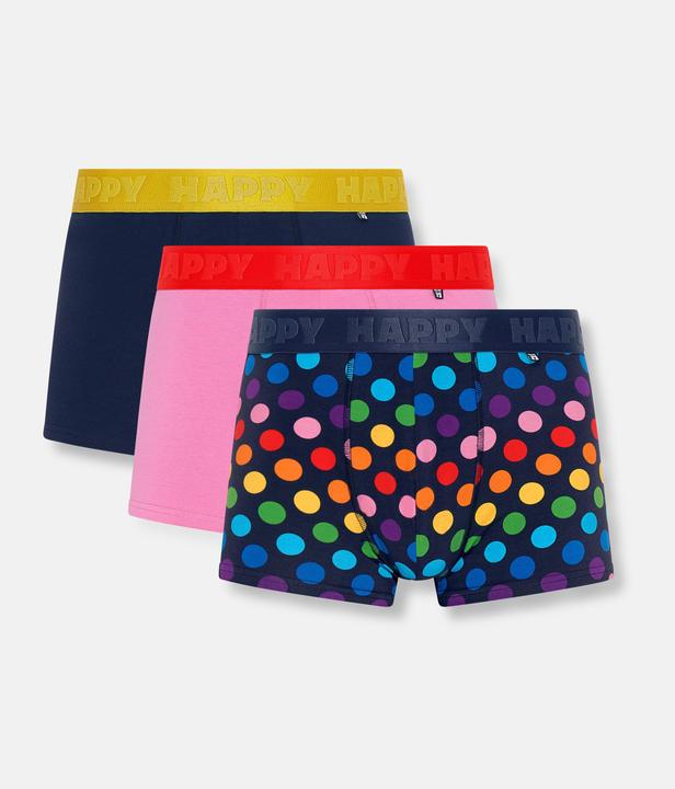 Produktbild Happy Socks 3-Pack Multi Color Dot Short Boxers (M, 3er Pack)
