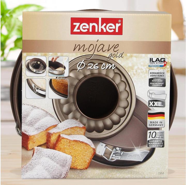 Produktbild Zenker Springform Mojave Gold mit 2 Böden, Ø 26 cm (26 cm)