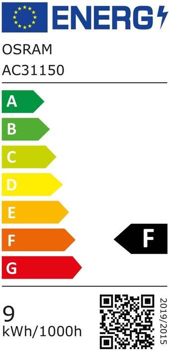 Label énergétique Osram Base Classic A (E27, 7 W, 806 lm, 5 x, F)