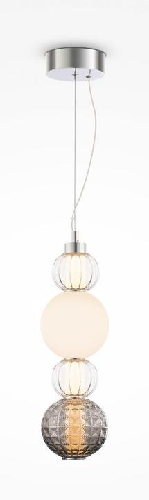 Image du produit Maytoni Collar LED Suspension, lampe à suspendre 17W Chrome Verre (950 lm)