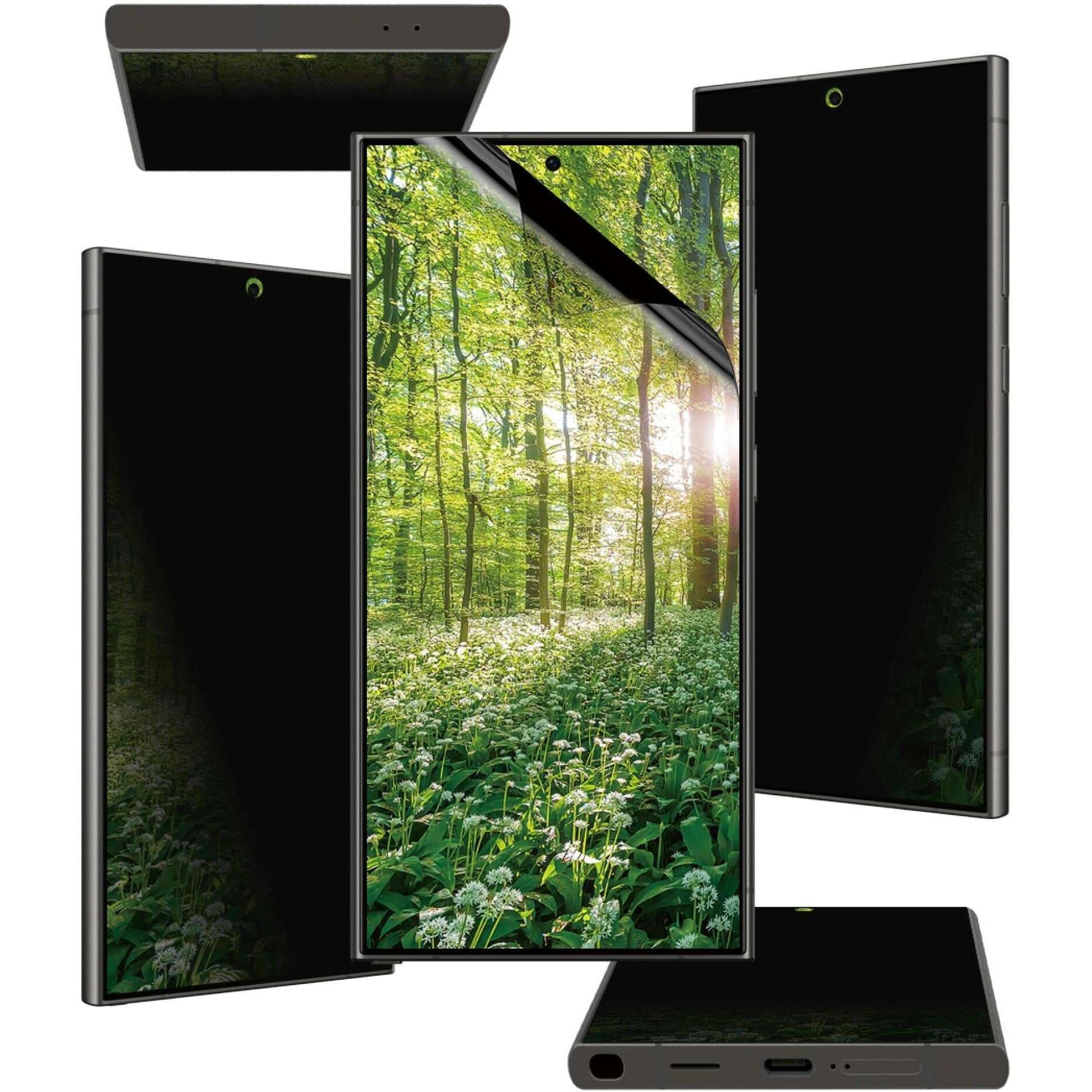 PanzerGlass Eco Matrix 4-way Ultra-wide Fit (1 Stück, Samsung Galaxy S25 Ultra), Smartphone Schutzfolie, Transparent