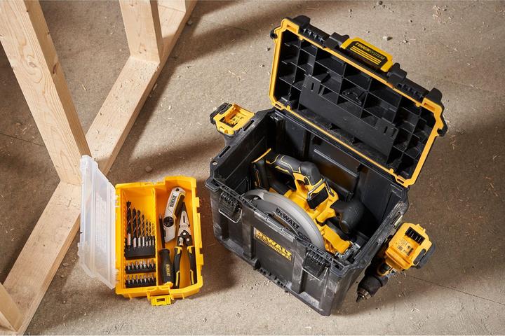 Productafbeelding DeWalt ToughSystem gereedschapskoffer halve breedte (6 onderdelen)