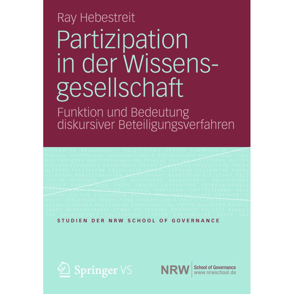 Partizipation in der Wissensgesellschaft, Fachbücher von Ray Hebestreit