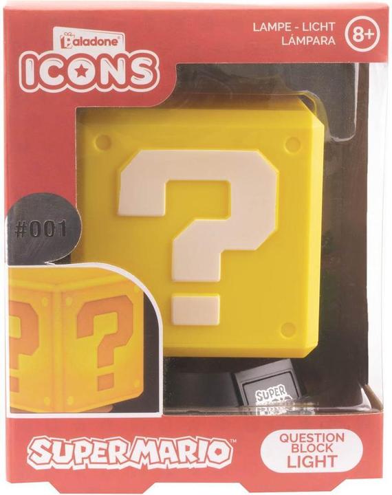 Actual product image Paladone Products Super Mario lamp question mark block