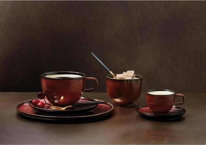 Actual product image ASA Selection ASA kolibri rusty red espresso cup with saucer 0.06 l (80 ml, 1 x)