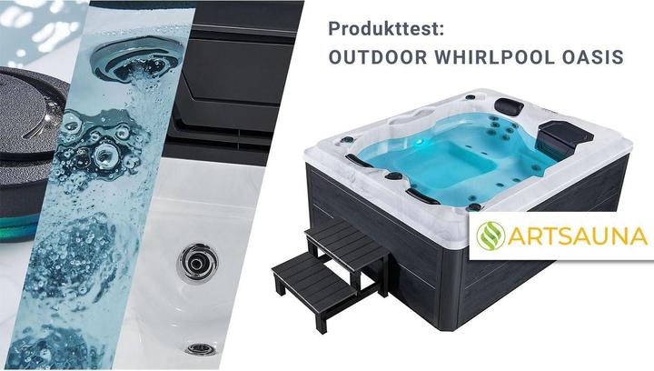 Actual product image Juskys Outdoor whirlpool Oasis with LED (3 pers.)