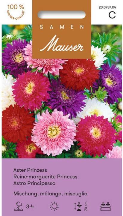 Image du produit Samen Mauser Aster Prinzess, Mischung (Graines de plantes)