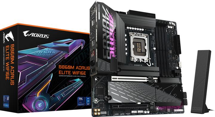 Gigabyte B860M AORUS ELITE WIFI6E (LGA 1851, Intel B860, mATX)