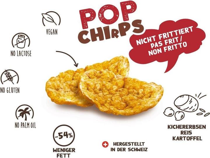 Immagine prodotto Chirpies Scatola di snack POP Chirps Chickpea BBQ (850 g)