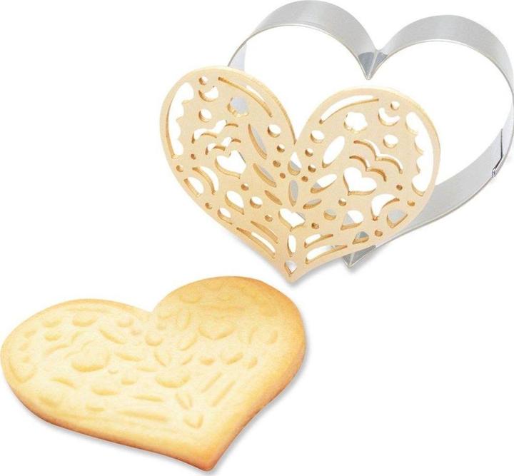 Produktbild ScrapCooking Ausstechform + Holzpräger "Herz"