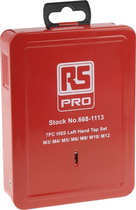Produktbild RS PRO Gewindebohrer HSS Linksgewinde M3-M12