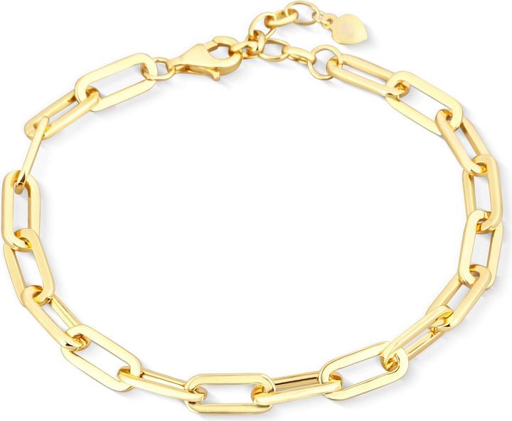 Actual product image JVD Solid Gold Plated Bracelet SVLB0583SJ4GO18