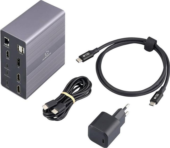 Produktbild Renkforce USB-C® Dockingstation RF-DKS-910 Passend für Marke Dockingstations: U (USB-C, 14 Ports)