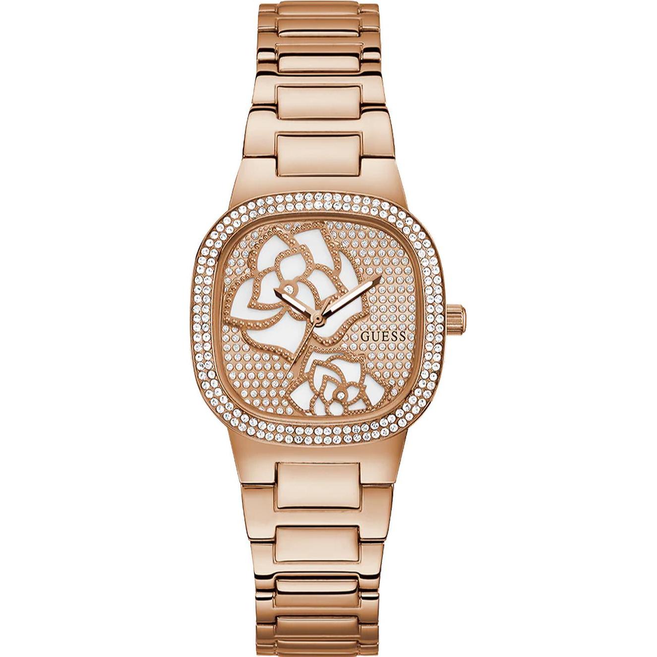 Guess, Armbanduhr, Uhren DAMEN GW0544L4, Gold, (Analoguhr, 32 mm)