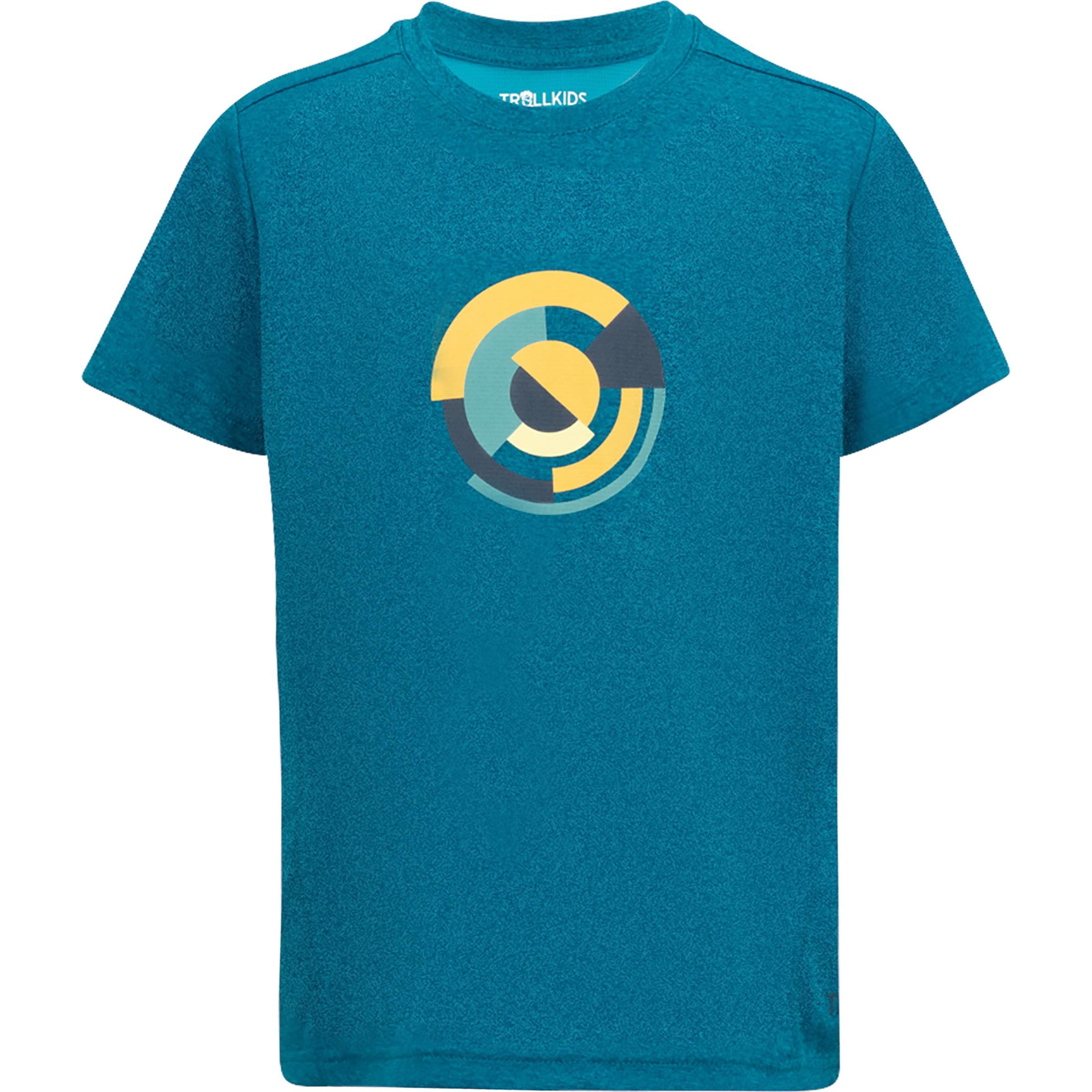 Trollkids, Unisex, Shirt, Sognefjord, Blau, (116)