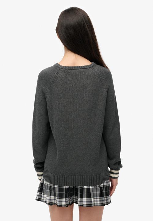 Produktbild Superdry Lässiger Intarsien-Strickpullover mit Grafik (XS)