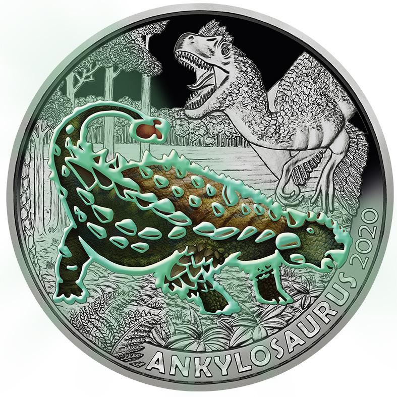 Thumbnail - Münze Österreich, Münzen, Ankylosaurus, (2020)