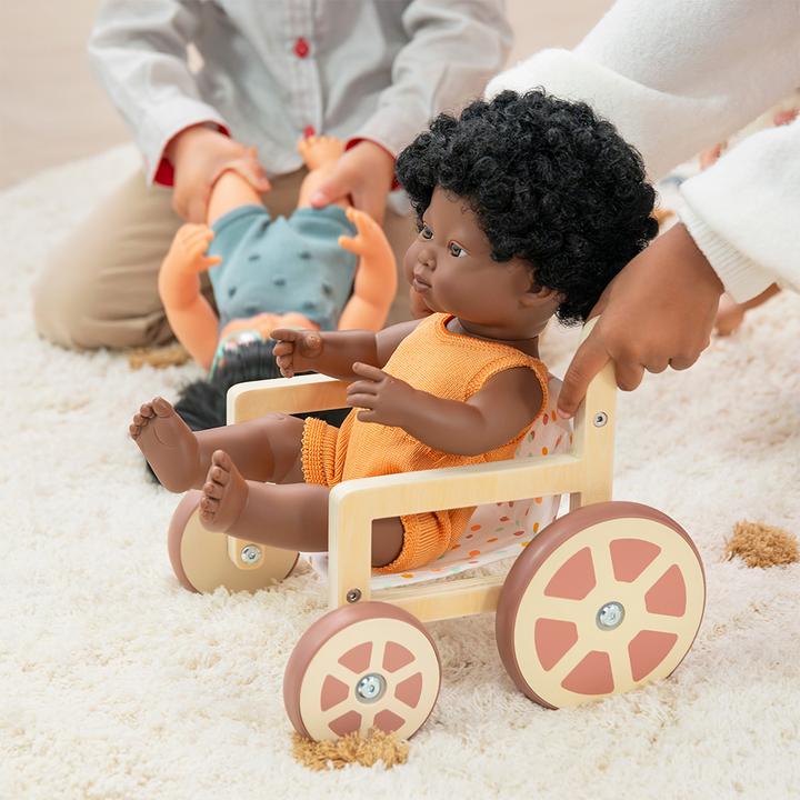 Produktbild Miniland Afrikanisches Mädchen 38cm Body Melone Colourful