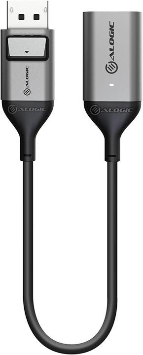 Alogic ULDPHDA-SGR Video Cable Adapter 0.2m DisplayPort HDMI Black (0.20 m, DisplayPort, 2.0)
