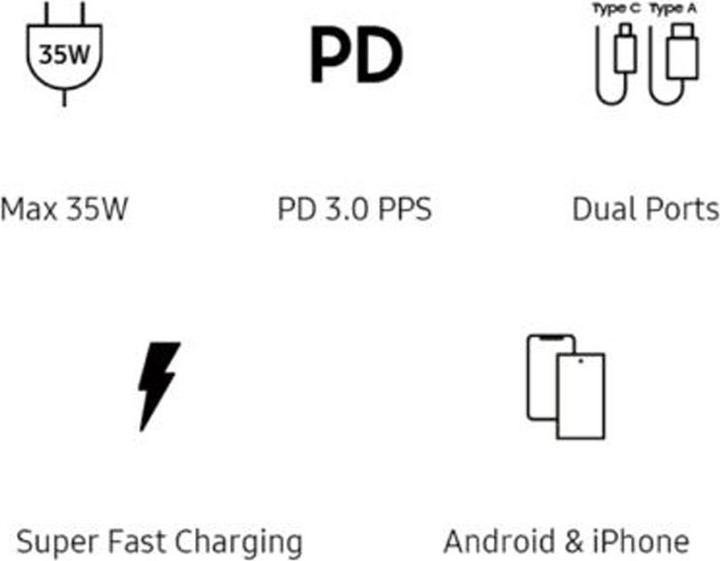 Image du produit Samsung Adaptateur secteur Duo (35 W)