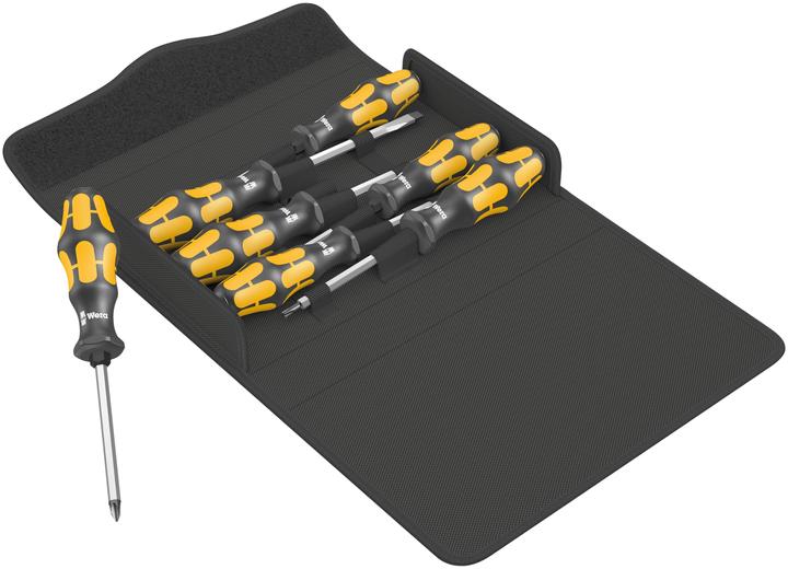 Actual product image Wera Kraftform 900/7 screwdriver set (Torx (TX), Phillipps cross recess (PH), Cross recess)
