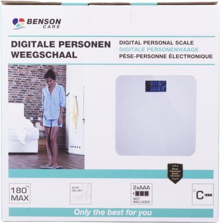 Actual product image Benson Digital personal scale up to 180kg (180 kg)