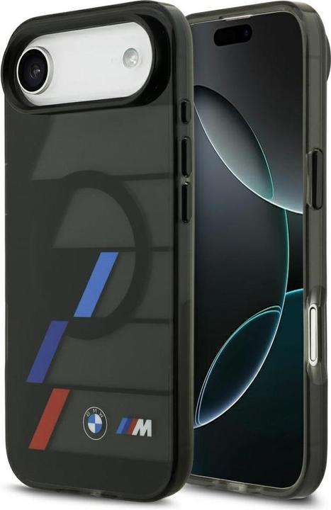 Produktbild BMW M IML Metal Buttons Tricolor Lines MagSafe Case for iPhone Air Black