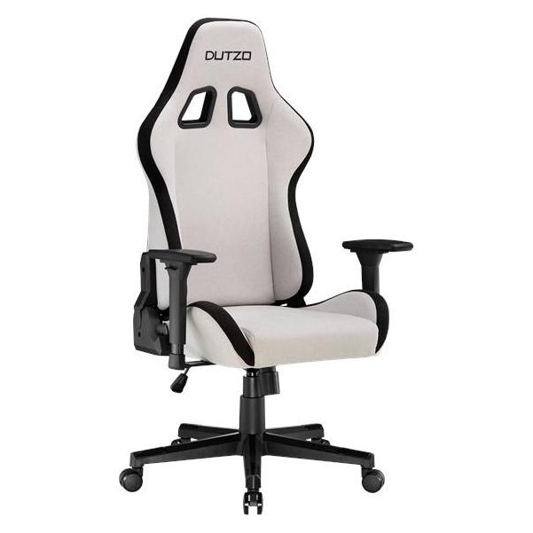Dutzo E-SPORTS Gamer Stol - Lysegr - Stof - Op til 120 kg (DGC-ESPORT-CL-LG)
