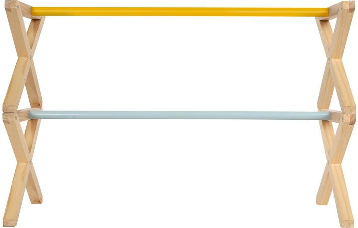 Actual product image small foot Cavaletti obstacle set for children (German, Spanish, French, Italian, English)