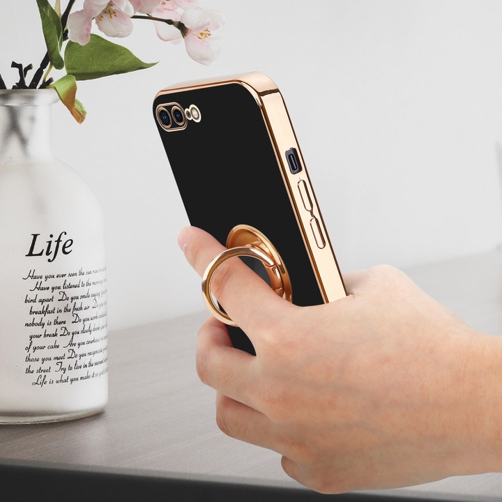 Immagine prodotto Cadorabo Custodia per Apple iPhone 7 PLUS / 7S PLUS / 8 PLUS in TPU con protezione della fotocamera e anello (Apple iPhone 7 Plus, Apple iPhone 7s Plus)