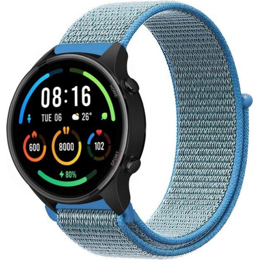 Strap-it Nylonarmband (Nylon), Uhrenarmband, Blau