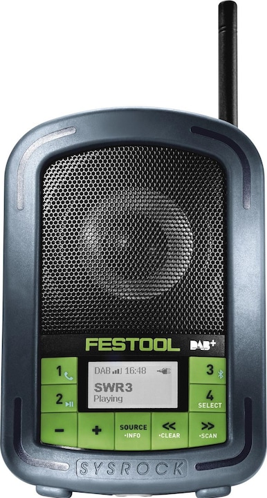 Actual product image Festool Digital radio BR 10 DAB+ (DAB+, FM, Bluetooth)