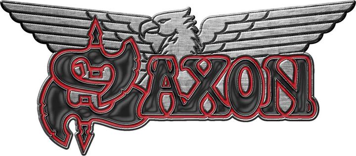 Saxon Enamel Logo & Eagle Badge