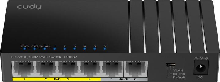 Actual product image Cudy Switch FS106P (6 ports)
