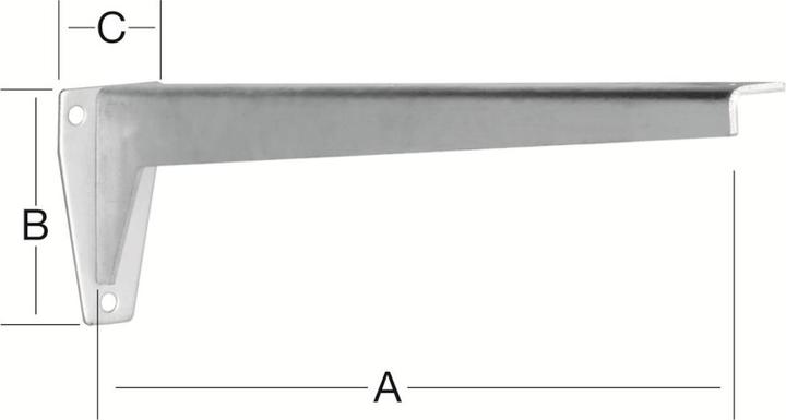 Abus Profilkonsole,L130xT380mm,Stahl, verzinkt