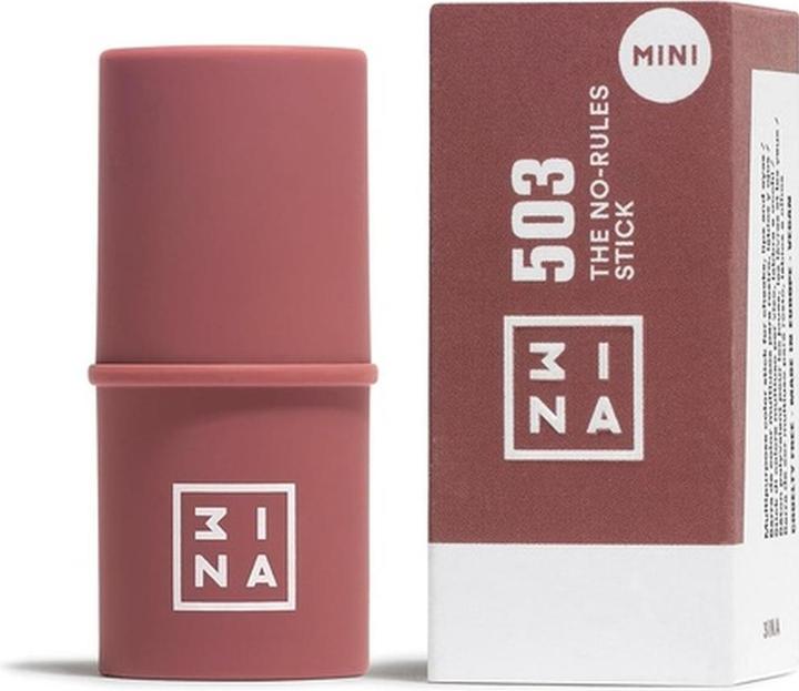 3INA MAKEUP The No-Rules Stick 503 Nude Blush Stick for Eyes Lips & Cheeks mit Hyaluronsäure-Creme (503 - Nude)