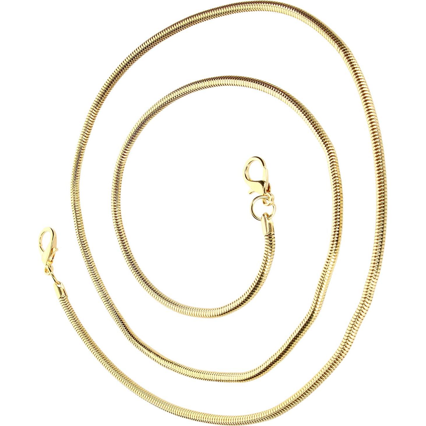 Thumbnail - Avizar Handyschmuck, Schlangenkette, 110cm, Weiteres Smartphone Zubehör, Gold