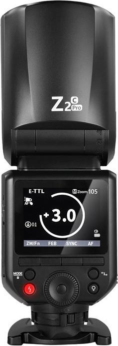 Immagine prodotto Neewer Z2PRO-C TTL Round Head Flash Speedlite With 3000mAh Lithium Battery (Attacco del flash, Canon)