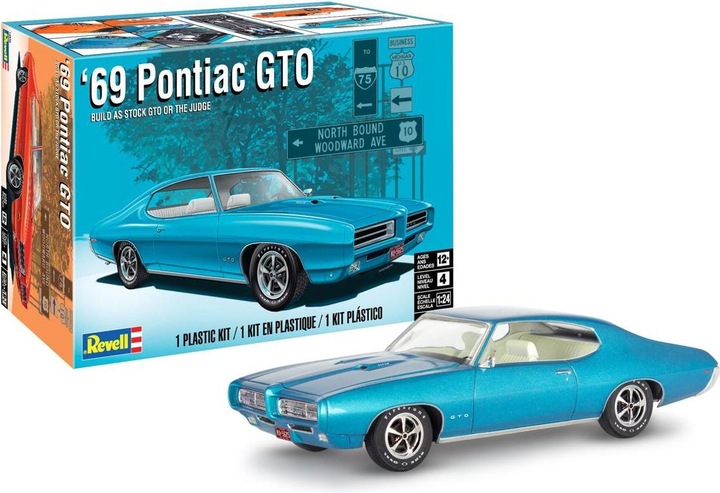Produktbild Revell 69 Pontiac GTO The Judge 2N1