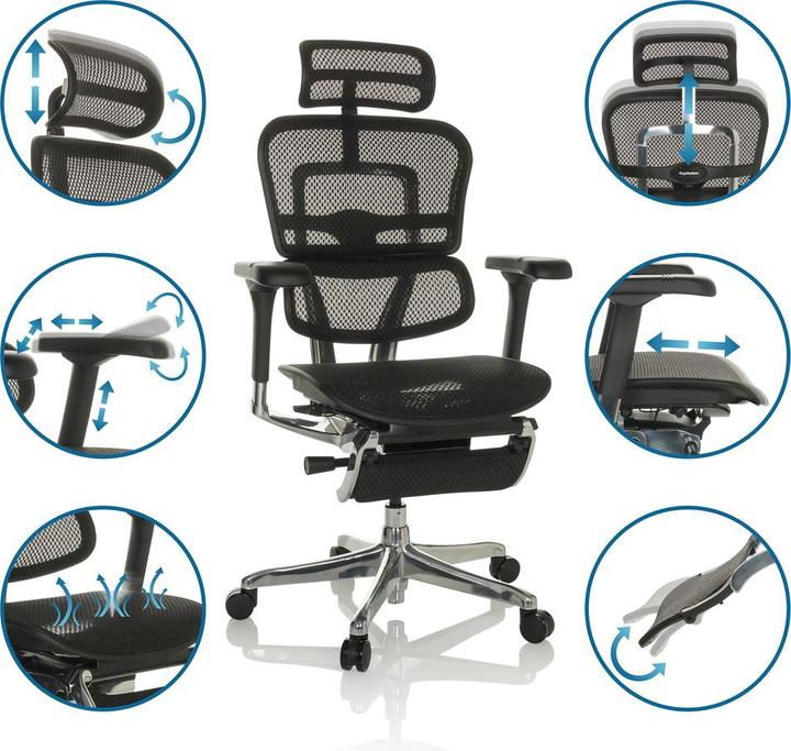 Actual product image Hjh Office Ergohuman Plus Legpro Gen4
