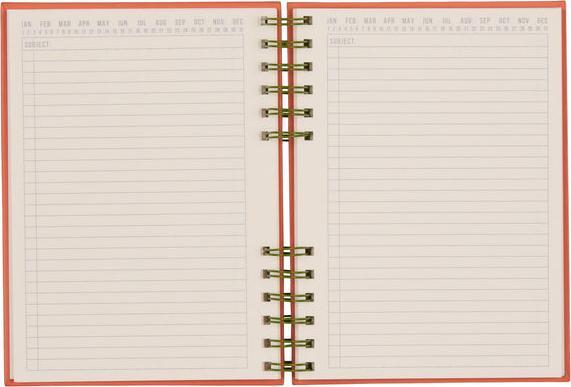 Image du produit Designworks Standard Issue Planner Notebook No. 12 - Army Green | Chili (15 x 21 cm, À rayures, Couverture rigide)