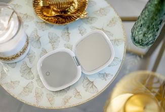 Productafbeelding Humanas HS-PM01 Kosmetikspiegel mit LED-Hintergrundbeleuchtung – Weiss