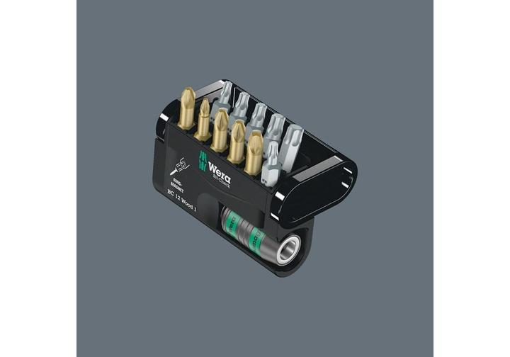 Image du produit Wera Bit-Check 12 Wood 1 (Croix Phillips PH M2, Croix Pozidriv PZ M1, Croix Pozidriv PZ M2, Croix Pozidriv PZ M3)