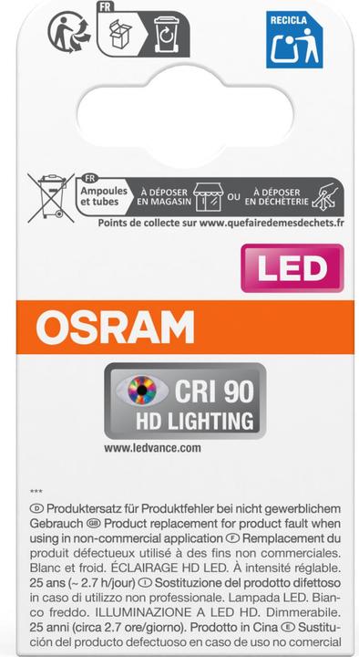 Actual product image Osram LED Leuchtmittel LED SUPERSTAR PAR16 2.4W 940 GU10 Dimmbar Neutralweiss 4099854457050 (GU10, 230 lm, 6 x)