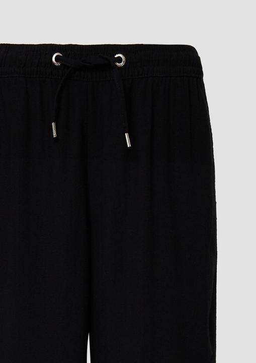 Produktbild S.Oliver Hose Leinenmixhose mit Gummizug und weitem Bein (W32/L32)