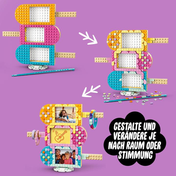 Productafbeelding LEGO IJsco fotolijstje & armband (41956, LEGO stippen)
