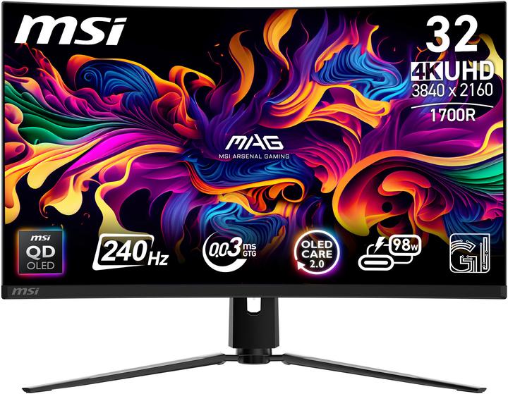 Produktbild MSI MPG 321CURXDE QD-OLED (3840 x 2160 Pixel, 31.50")